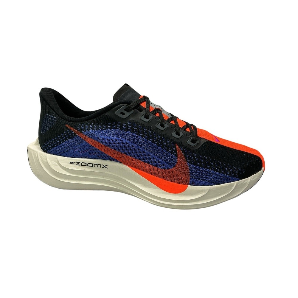 Nike Pegasus Plus ZoomX Flyknit Black Blue Crimson FQ7262 008 Mens Size 10No Box